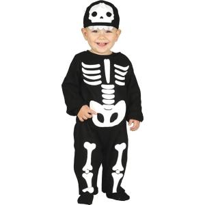 COSTUME BABY SCHELETRINO BIMBO TAGLIA 2-3 ANNI