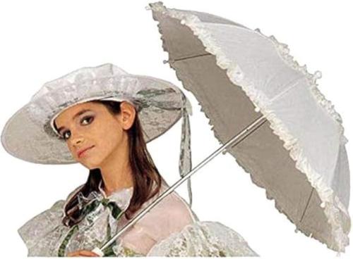 OMBRELLO BELLE EPOQUE BIANCO - DIAMETRO 72 CM