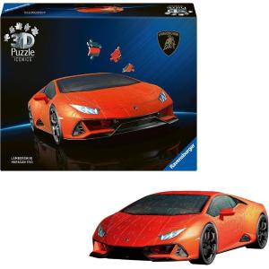 PUZZLE 3D VEICOLI LAMBORGHINI HURACAN EVO - ARANCIONE