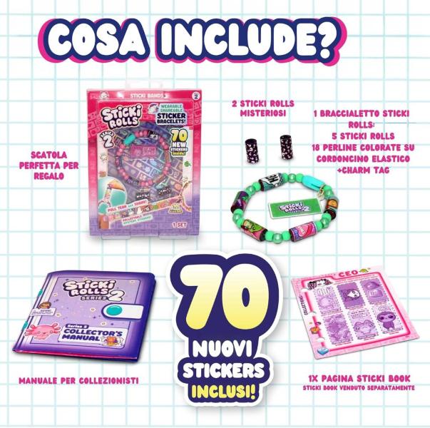STICKI ROLLS - STICKI BAND IN CONFEZIONE SINGOLA - 12090156