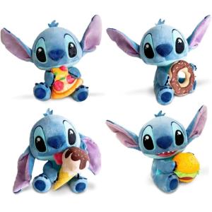 PELUCHE DISNEY STITCH CON CIBO 30 CM - 4 MODELLI ASSORTITI