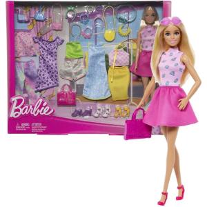 BARBIE GRANDE FASHION GIOCO SET MATTEL | BAMBOLA E VESTITI
