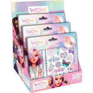 WOW GENERATION - SET TATTOO TATUAGGI A COLORI E IN BIANCO/NERO