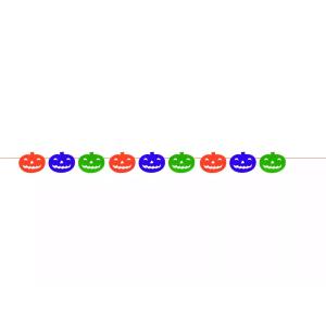 GHIRLANDA ZUCCA IN FELTRO 2 METRI - EXP_6190