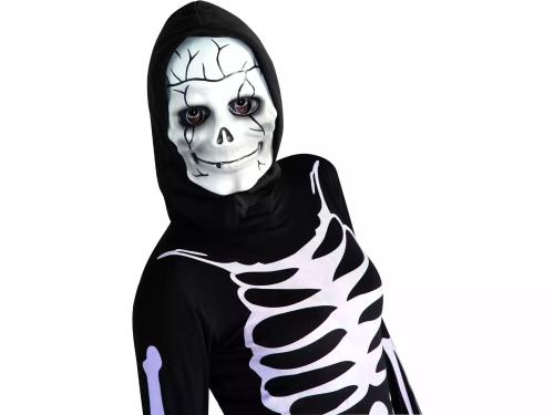 MASCHERA SCHELETRO CON CAPPUCCIO - EXP_6190