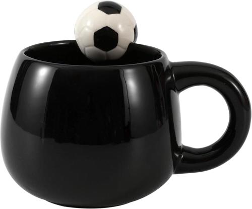 TAZZA IN CERAMICA CON CHARM FOOTBALL