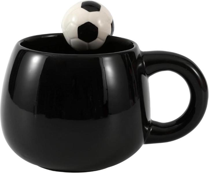 TAZZA IN CERAMICA CON CHARM FOOTBALL
