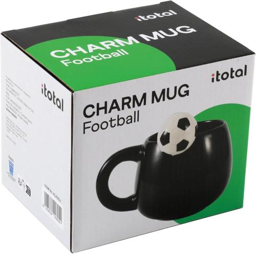 TAZZA IN CERAMICA CON CHARM FOOTBALL