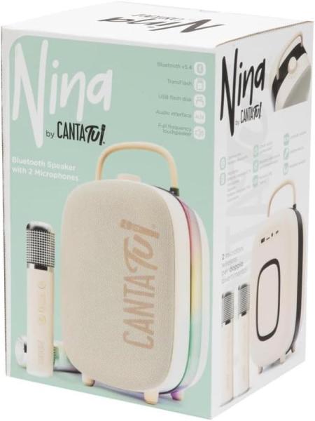 CANTA TU BY NINA - KARAOKE CON 2 MICROFONI WIRELESS INCLUSI