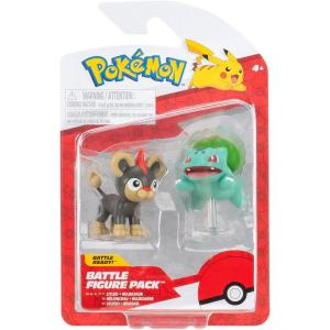 POKEMON BATTLE FIGURE - LITLEO E BULBASAUR