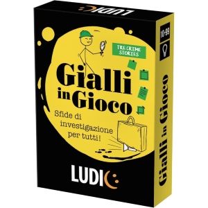 LUDIC - GIALLI IN GIOCO TRE CRIME STORIES -SFIDE DI INVESTIGAZIONE PER TUTTI!