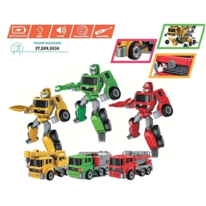 VEICOLO TRASFORMABILE 2 IN 1 3 COLORI ASSORTITI