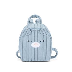 MINI ZAINO VELLUTO BLU MOFU MOFU