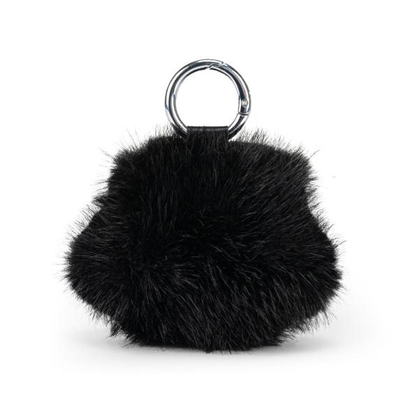 PORTACHIAVI CHARM ZAMPA GATTO PELUCHE MOFU MOFU CON ANELLO