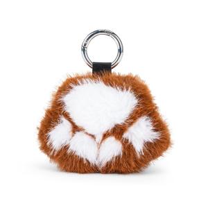 PORTACHIAVI CHARM ZAMPA PANDA PELUCHE MOFU MOFU CON ANELLO