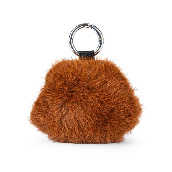 PORTACHIAVI CHARM ZAMPA PANDA PELUCHE MOFU MOFU CON ANELLO