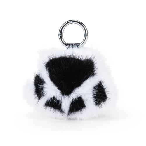 PORTACHIAVI CHARM ZAMPA PANDA PELUCHE MOFU MOFU CON ANELLO