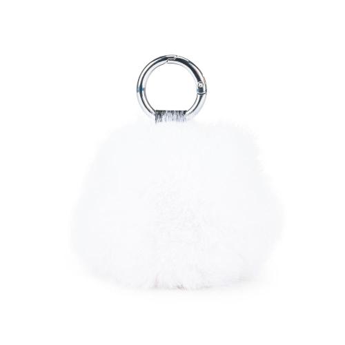PORTACHIAVI CHARM ZAMPA PANDA PELUCHE MOFU MOFU CON ANELLO