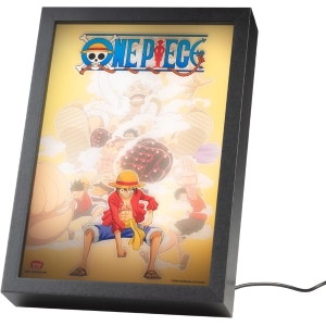 QUADRO LED ONE PIECE DECORATIVA MONKEY D. LUFFY