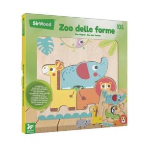 SIRWOOD GIOCO IN LEGNO ANIMALI AD INCASTRO MULTI LIVELLO