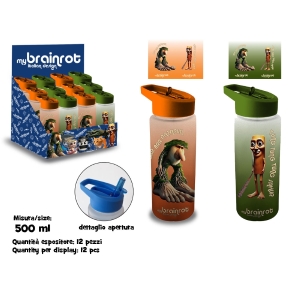 BRAINROT - BORRACCIA 500 ML - BRR BRR PATAPIM, TUNGTUNGTUNGSAHUR - ASSORTITI