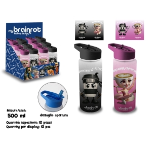 BRAINROT - BORRACCIA 500 ML - CAPPUCCINO ASSASSINO, BALLERINA CAPPUCCINA - ASSORTITI