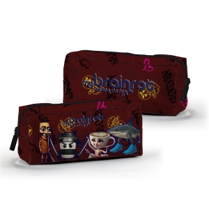 BRAINROT - ASTUCCIO RETTANGOLARE - ROSSO GRAFFITI