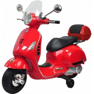 MOTO ELETTRICA PIAGGIO VESPA 1GTS ROSSA PELLE C/BAULETTO 12V