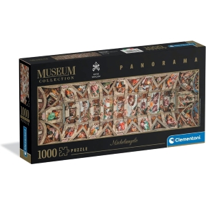 PUZZLE 1000 PZ PANORAMA MUSEUM VATICANI - CAPPELLA SISTINA DI MICHELANGELO