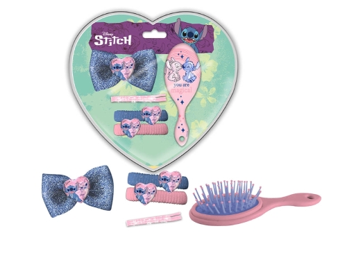 SET ACCESSORI CAPELLI + SPAZZOLA STITCH
