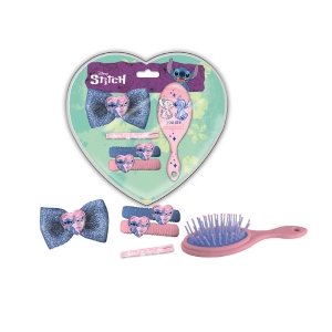 SET ACCESSORI CAPELLI + SPAZZOLA STITCH
