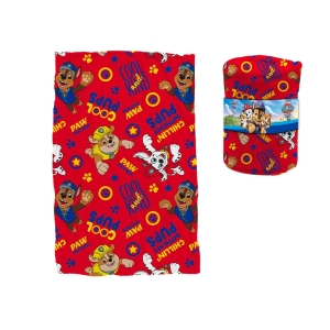 COPERTA PLAID CORAL PAW PATROL 140X90CM