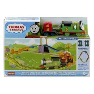 THOMAS & FRIEND - PLAYSET MOTORIZZATO LA CORSA PERCY CARGO VERDE