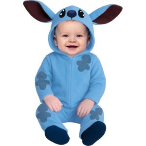 COSTUME ALIENO BLU, BABY, TAGLIA 12 - 18 MESI TIPO STITCH
