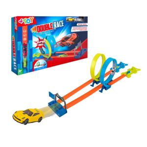 SPIDKO PISTA 115X24CM C/2 LANCIATORI/2AUTO METALLO