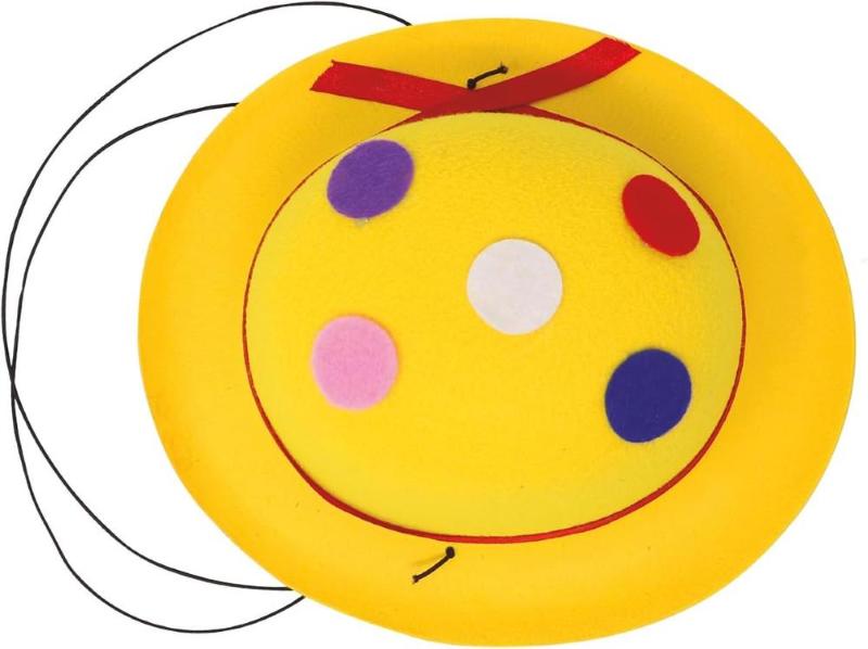 CAPPELLO MINI BOMBETTE CLOWN COLORI ASSORTITI