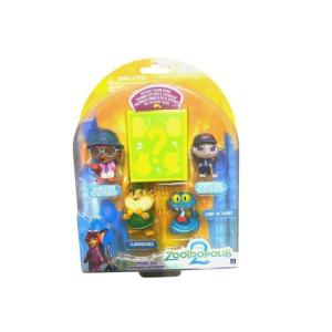 ZOOTROPOLIS SET 5 PERSONAGGI DA 5 CM