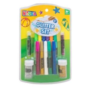 SET COLLE GLITTERATE E BRILLANTINI 15PZ