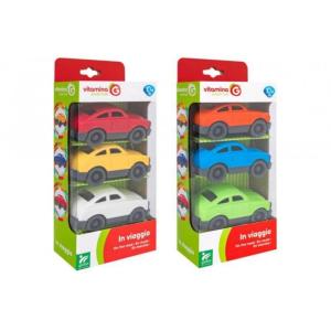 VITAMINA SET 3 AUTO PLASTICA COLORI ASSORTITI
