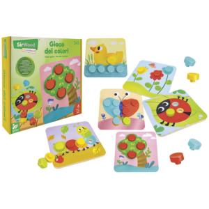 GIOCO C/CHIODINI C/BASE IN LEGNO