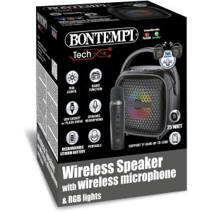 CASSA WIRELESS CON MICROFONO KARAOKE