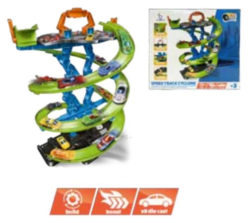 URBAN CITY SPEED TRACK CYCLONE E 8 VEICOLI IN DIE-CAST