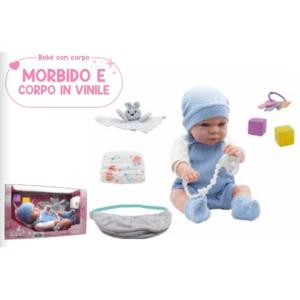 BAMBOLA EVA COLLECTION NEWBORN DELUXE CON MARSUPIO TRACOLLA