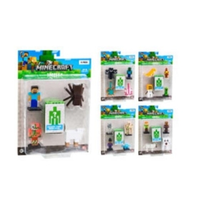 MINECRAFT SERIE 2 3D PACK 5 PERSONAGGI