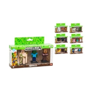 MINECRAFT SERIE 2 3D PACK 3 PERSONAGGI ASSORTITI