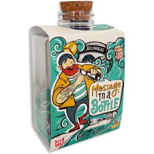 MESSAGGIO IN BOTTIGLIA GIOCO DA TAVOLO CON DADI E LETTERE