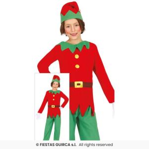COSTUME ELFO BIMBO 10-12 ANNI