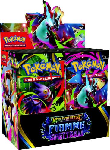 POKEMON M1 MEGAEVOLUZIONE FIAMME SPETTRALI BUSTINA 10 CARTE (IT)