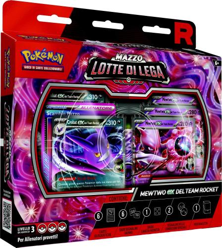 CARTE POKEMON - MAZZI LOTTA DI LEGA MEWTWO-EX DEL TEAM ROCKET