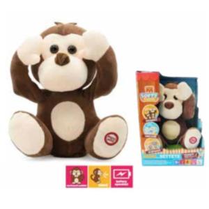 SOFTY FRIENDS CUCÙ MONKEY INTERATTIVO CON SUONI